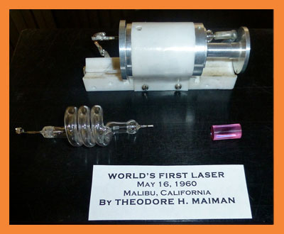 first laser