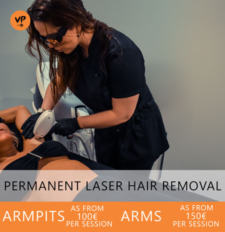 Permanent Laser hair removal Leuven woman